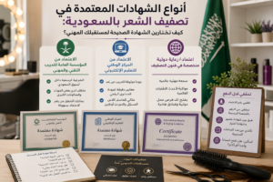 شهادة تصفيف شعر معتمدة